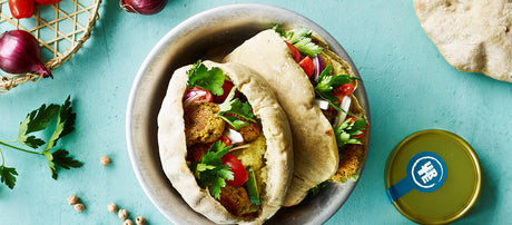 Pitabrød med hummus
