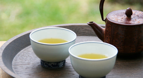 Økologisk Sencha med matcha pulver