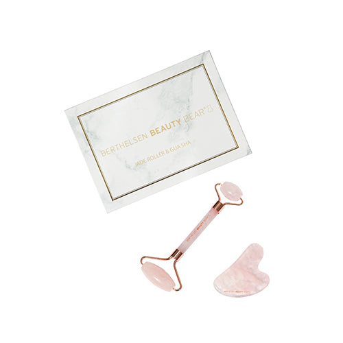 Gaveæske Rosa Quartz roller fra Berthelsen