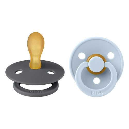 BIBS Colour Latex Size 1 Symmetric Iron/Baby Blue fra BIBS