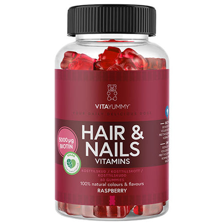 VitaYummy Hair & Nails Raspberry fra VitaYummy