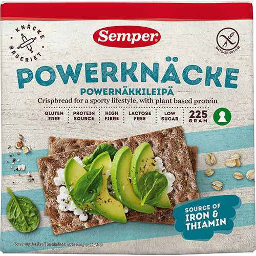 Knækbrød Powerknäcke Glutenfri fra Semper