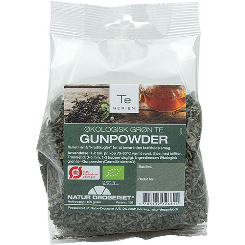 Grøn te Gunpowder Ø fra Natur-Drogeriet