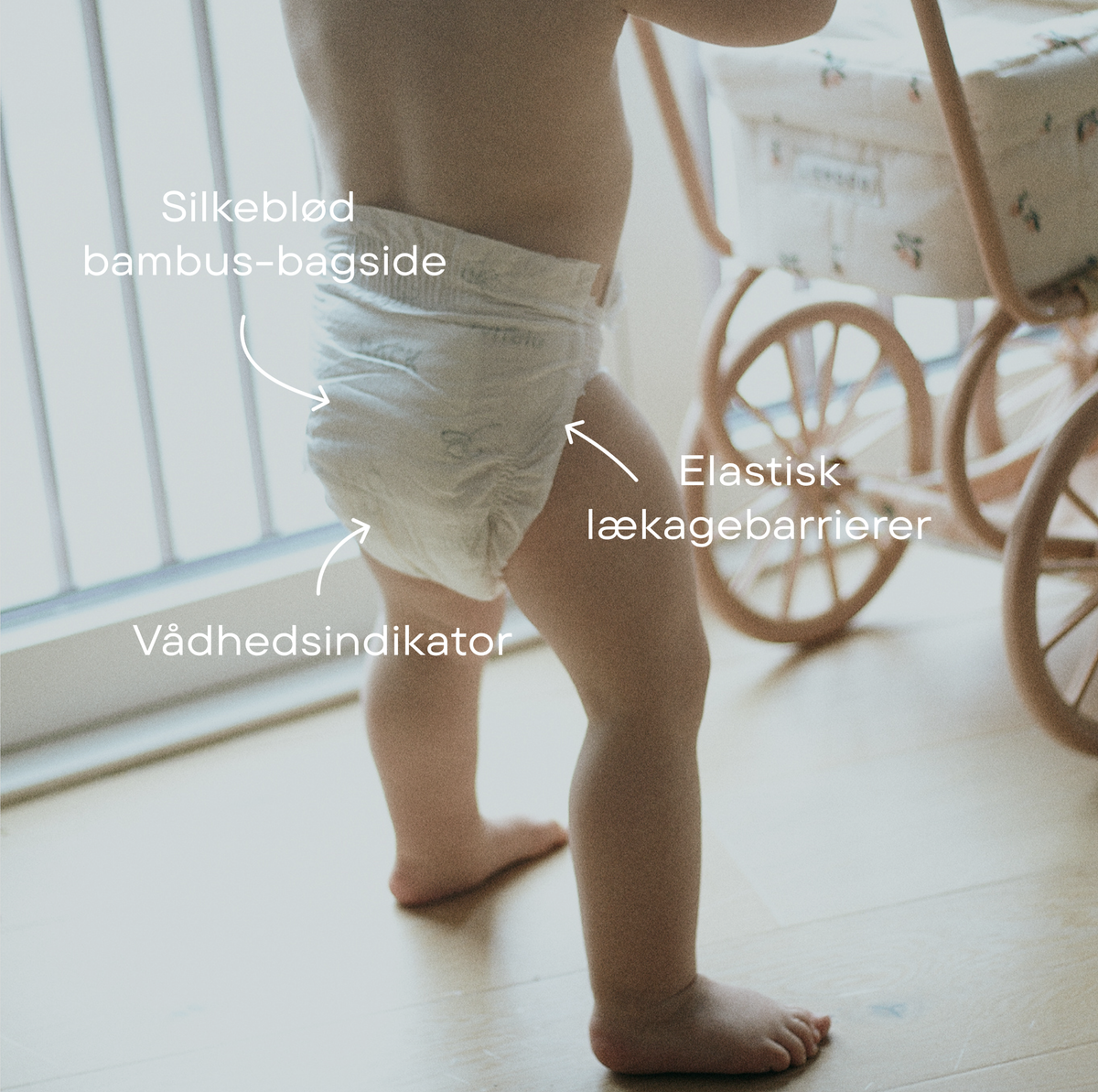 Bambus bleer til sensitiv hud | Tuttelu 3, 5-9 kg fra Tuttelu