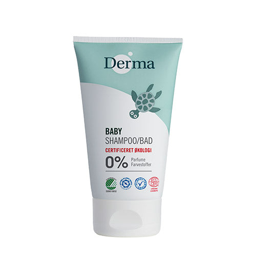 Derma Eco baby shampoo, bad fra Derma