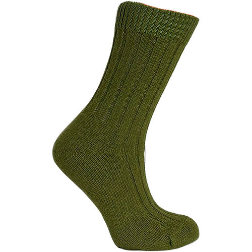 Merinostrømper Lime str. 35/38 fra Clemente