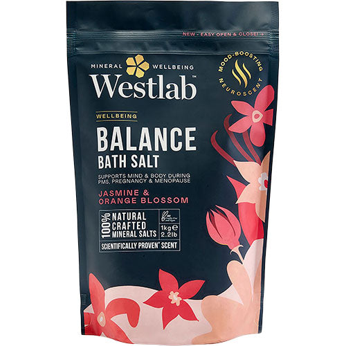 Balance Bath Salt - Jasmine & Orange Blossom fra Westlab