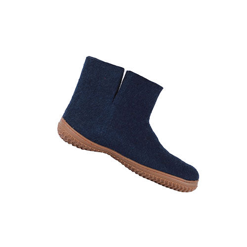 SHU`S hjemmesko med gummi sål - Blue 37 fra SHUS