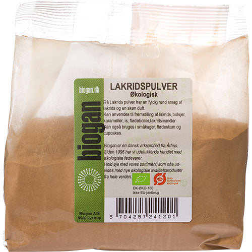 Lakridspulver Ø fra Biogan
