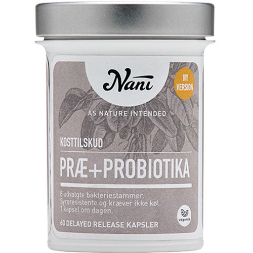 Nani Præ+Probiotika | 60 Kapsler fra Nani
