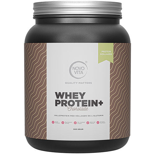 Whey Protein+ Chokoladesmag fra Novo Vita
