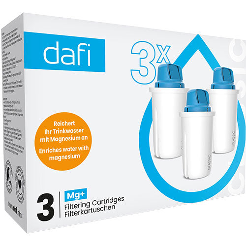 Filterpatroner 3-pack Dafi Magnesium Mineraler fra Dafi