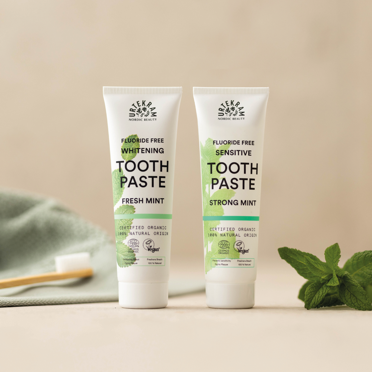 Urtekram Bio9 Tandpasta Strong Mint | 75 ml
