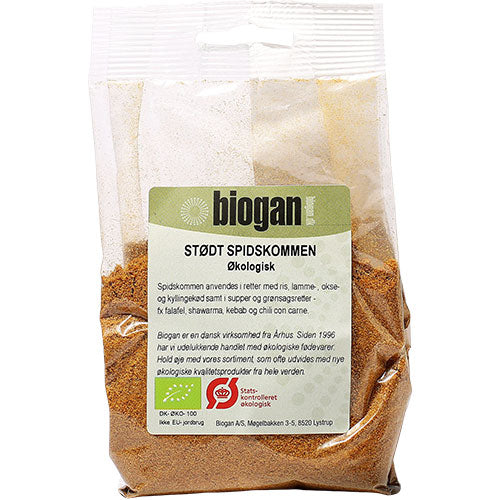 Spidskommen stødt Ø fra Biogan