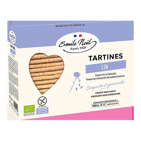 Knækbrød m. hørfrø glutenfri Ø fra Emile Noël