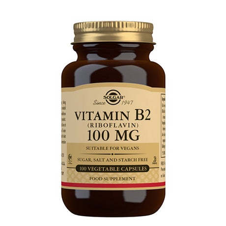 B2 vitamin 100 mg Riboflavin fra Solgar
