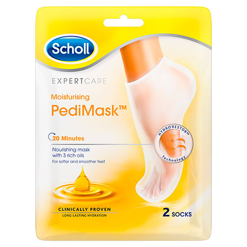 Scholl PediMask Triple Oil 2 socks fra Scholl