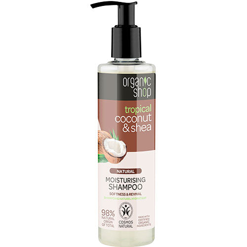 Organic Shop Coconut & Shea shampoo | 280 ml fra Organic Shop