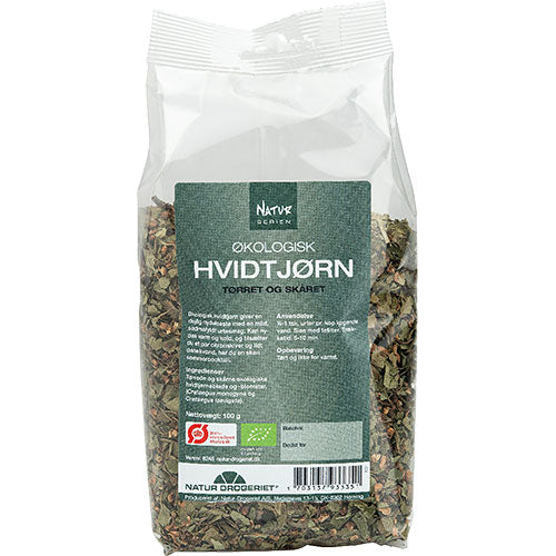 Hvidtjørn blade m.blomst Ø fra Natur-Drogeriet