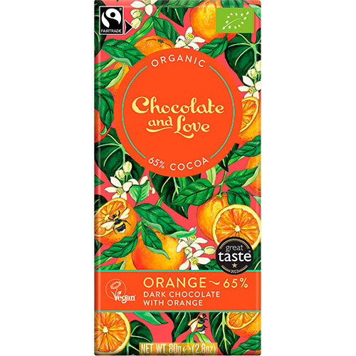 Chokolade Orange 65% Ø