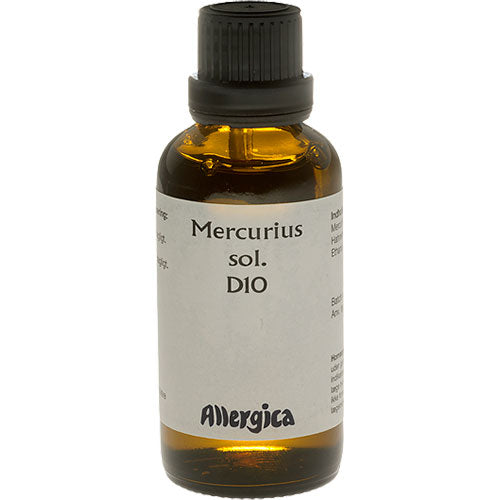 Mercurius sol. D10 fra Allergica