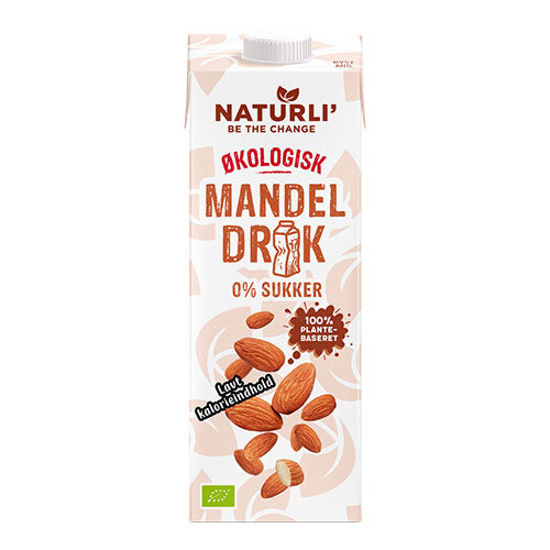 Mandeldrik usødet Naturli Ø fra Naturli