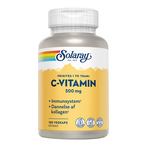 C-vitamin 500 mg fra Solaray