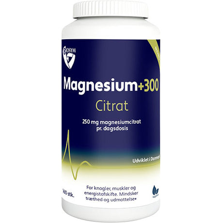 Magnesium+300 Citrat fra Biosym