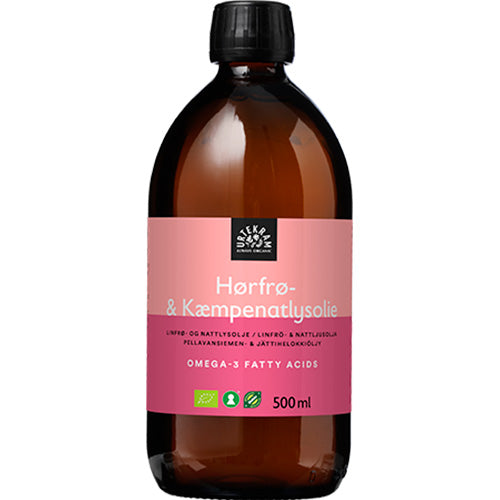 Hørfrø- & kæmpenatlysolie Ø fra Urtekram