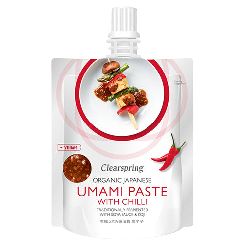 Japansk umami paste m chilli Ø fra Clearspring