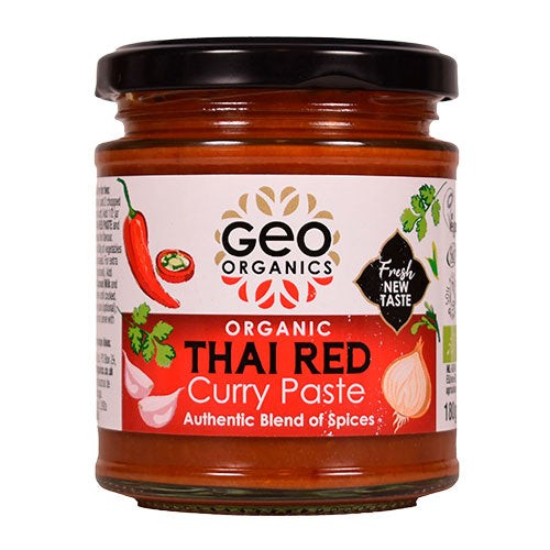 Karry paste rød Thai Ø fra Geo ORGANIC