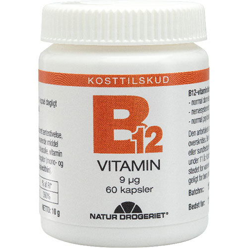 B12 vitamin 9 mcg fra Natur-Drogeriet