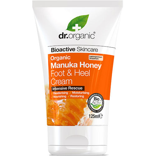 Manuka Honey Foot & Heel Cream fra Dr. Organic