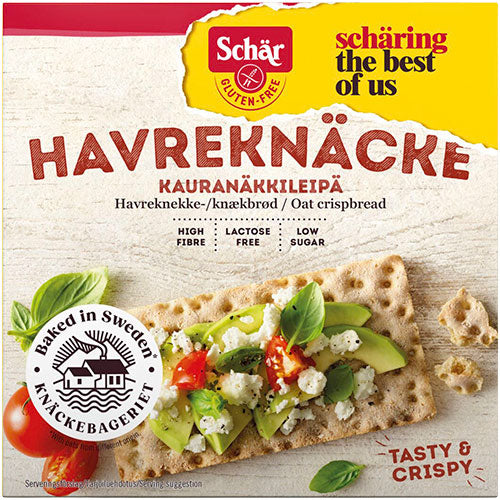 Schär glutenfri havre knækbrød.