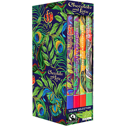 Library Box Vegan chokolade Ø, 4,80g fra Chocolate and Love