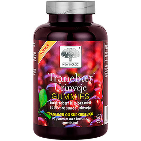 Tranebær Urinveje Gummies fra New Nordic