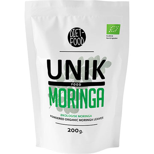Moringa pulver Ø fra Unikfood