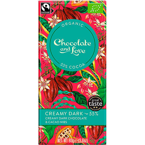 Chokolade Creamy Dark 55% Ø