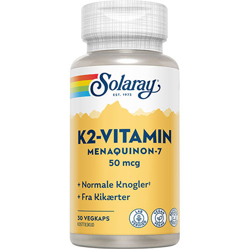 K2-vitamin 50 mcg fra Solaray
