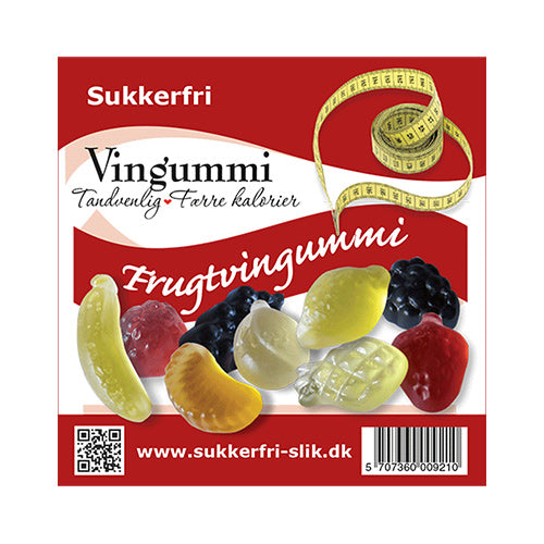 Frugtvingummi sukkerfri fra Helsam.dk