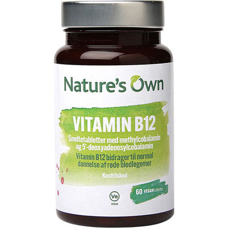 Vitamin B12 Vegan smeltetablet fra Natures Own