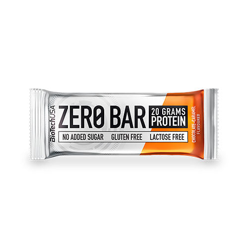 Zero Bar Chocolate Caramel Flavour fra BioTechUSA