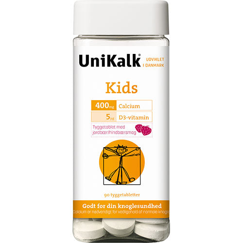UniKalk Kids tyggetablet fra Unikalk
