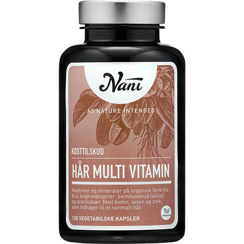 Nani Hår Multivitamin | 120 kapsler fra Nani