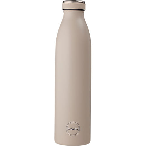 Drinking Bottle 750ml Cream Beige fra AYA&IDA