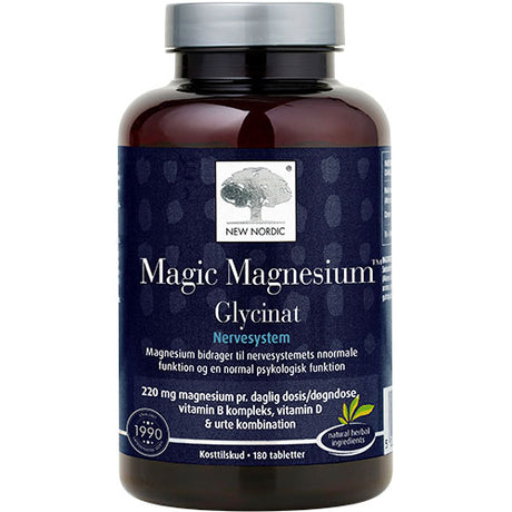 Magic Magnesium Glycinat fra New Nordic