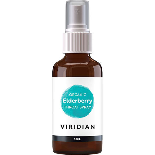 Elderberry Throat Spray (halsspray) Ø fra Viridian Nutrition