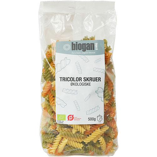 Tricolor pasta skruer Ø fra Biogan