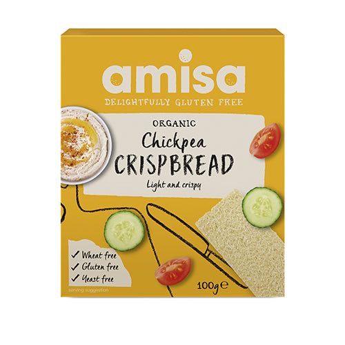 Knækbrød m. kikærter glutenfri Ø fra Amisa