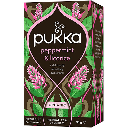 Peppermint & Licorice te Ø Pukka fra Pukka